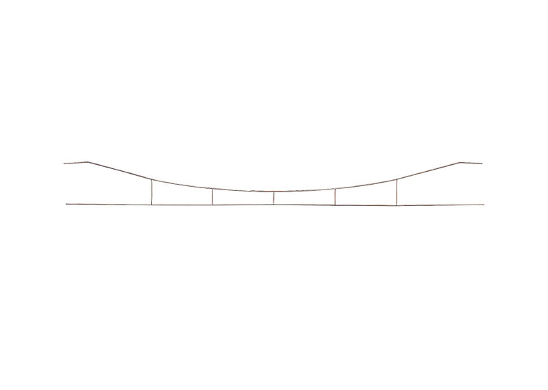Märklin 5636 - Elément de caténaire - Longueur  450 mm/17-11/16'' - Echelle I