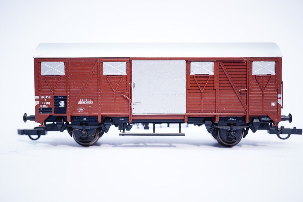 Roco 46832.1 - Wagon marchandises couvert CFF de type K 50081 - SBB-CFF - HO     