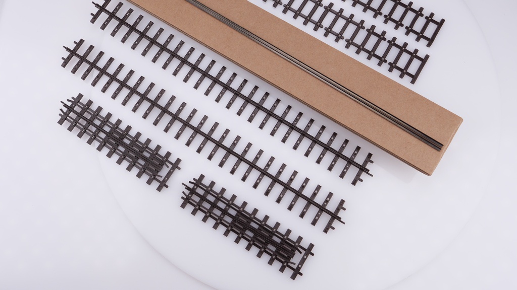 Bemo 4245027 - Kit de construction de voie Entrée de crémaillère -  1000mm - HOm 