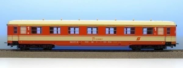Liliput 831 14 - Voiture voyageurs -1ère classe 50 81 17-70 005-6 - ÖBB - HO  (Boîtage abîmé)