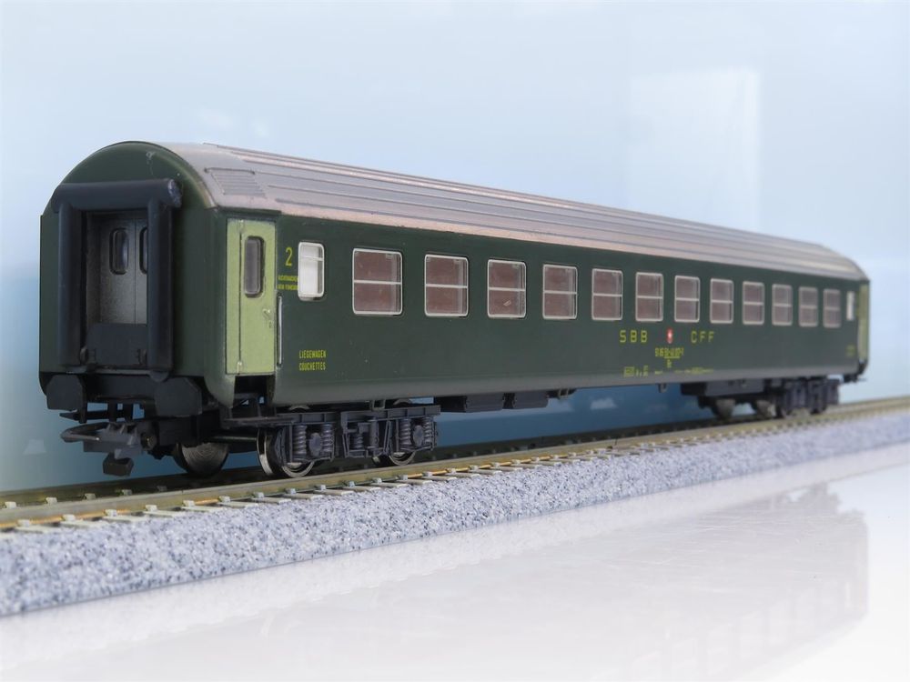 Liliput 883 50 - Voiture couchettes à 2 boggies de 2ème classe - 50-40-017-1 - SBB-CFF - HO             