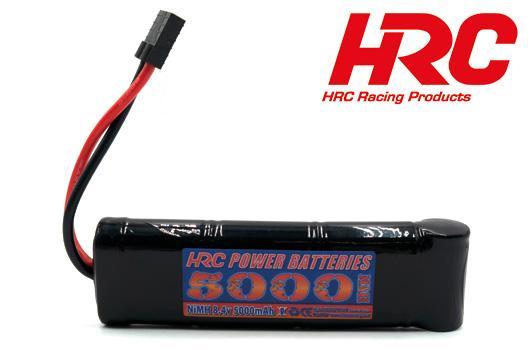 HRC - Accu NiMH 7 cells - 8.4V - 5000 mAh - TRX plug - Stick Battery Pack