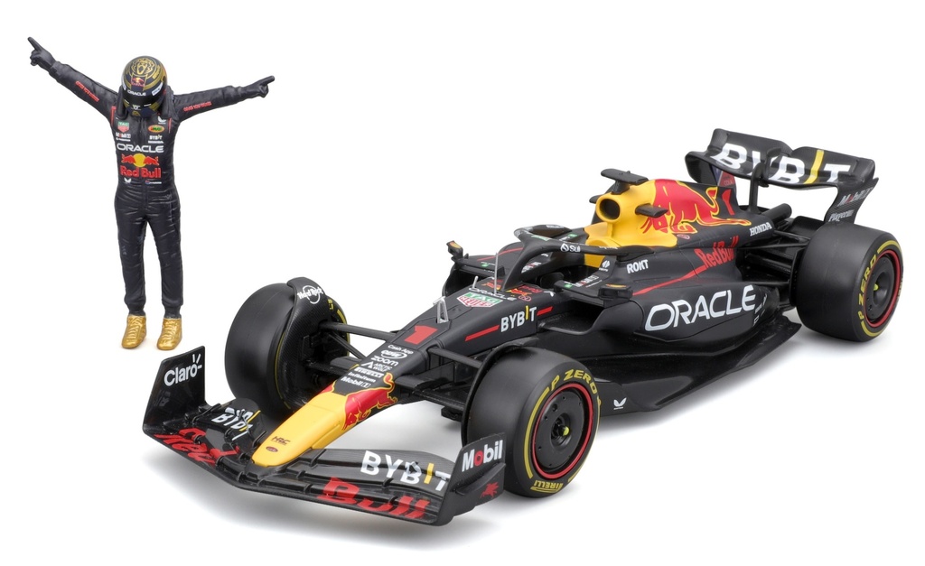 Burago - RedBull F-1 2023 - RB19 - avec figurine - M. Verstappen - 1/24
