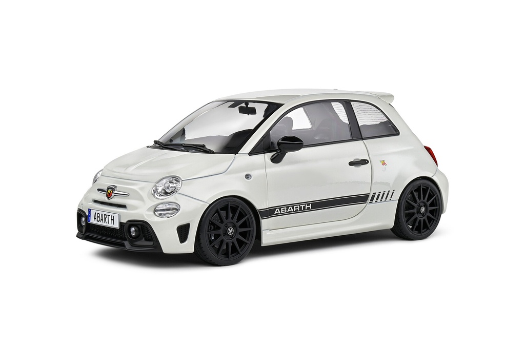 Solido Fiat F595 Abarth - 2022 - Blanche - 1/18