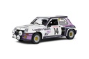 Solido Renault 5 Turbo - Auriol/Nouaille - Rallye Lyon Charbonnières 1983 - Blanche - 1/18