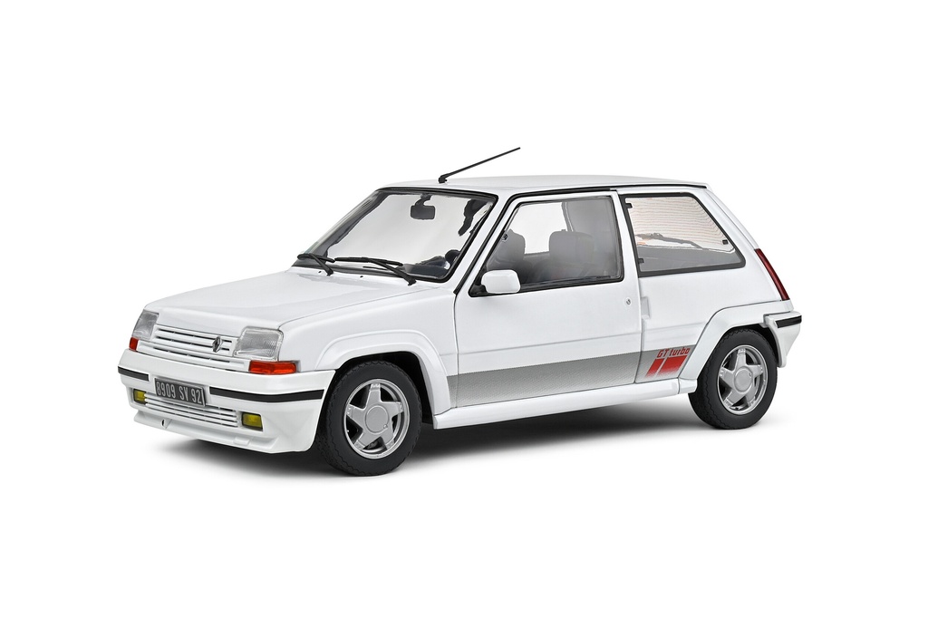 Solido Renault 5 GT Turbo Mk2 - 1989 - Blanche - 1/18