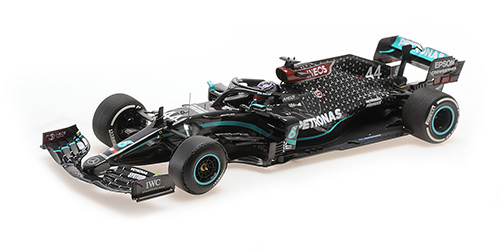 Minichamps - Mercedes-AMG Petronas Formula One Team F1 W11 EQ Performance - #44 - L. Hamilton - Winner GP 2020 - Flat Tyre - 1/18 - Limited Edition 704 pces
