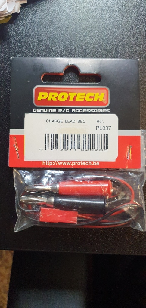 Protech - PL037 - Câble de charge Fiches bananes / Lead-BEC