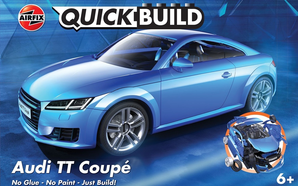 Airfix -  Audi TT Coupe - Blue - QuickBuild