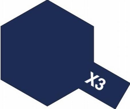 Tamiya X-3 - Peinture acrylique - Bleu royal