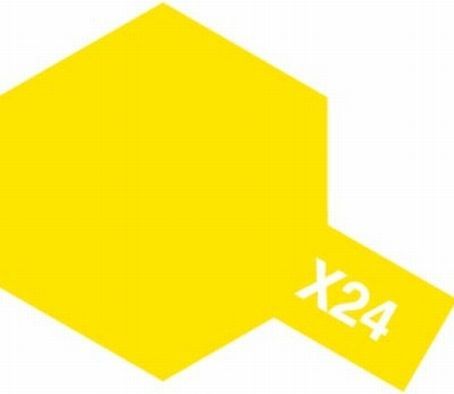 Tamiya X-24 - Peinture acrylique - Jaune transparent