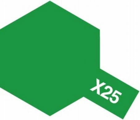 Tamiya X-25 - Peinture acrylique - Vert transparent