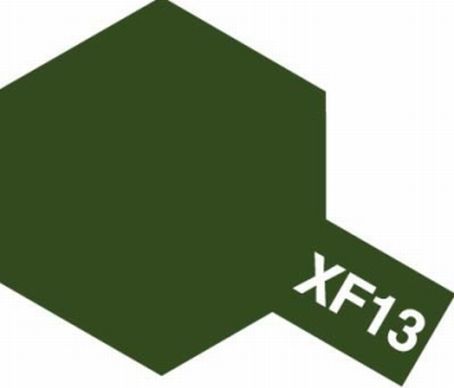 Tamiya XF-13 - Peinture acrylique - Vert moyen mat "Japon"