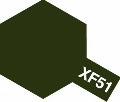 Tamiya XF-51 - Peinture acrylique - Khaki foncé mat