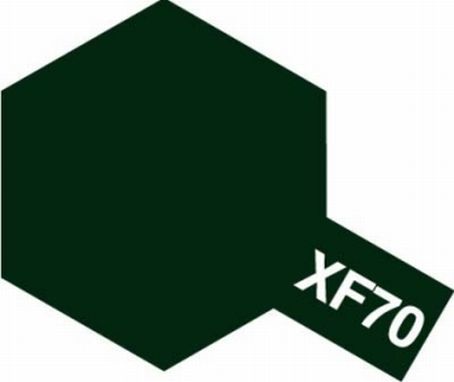 Tamiya XF-70 - Peinture acrylique - Vert foncé 2 IJN "Imperial Japanese Navy" mat