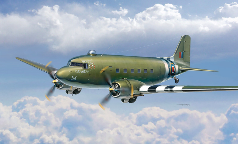 Italeri 1338 - Avion C-47 Skytrain / Dakota Mk.III - 1/72