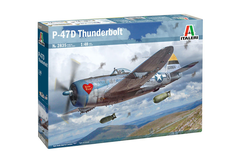 Italeri 2835 - Avion P-47D Thunderbolt - 1/48