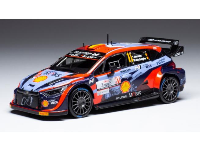 IXO - Hyundai i20 N WRC Rallye Central Europe'23 - #11 - Neuville/Wydaeghe - 1/18