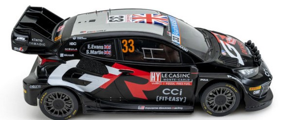 IXO - Toyota GR Yaris Rallye 1 Hybird - #33 - Evans/Martin - 1/18