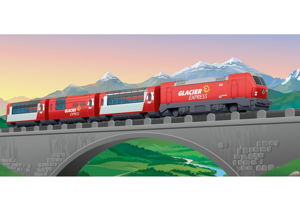 Märklin 29348 - Coffret départ "Glacier Express" - My World
