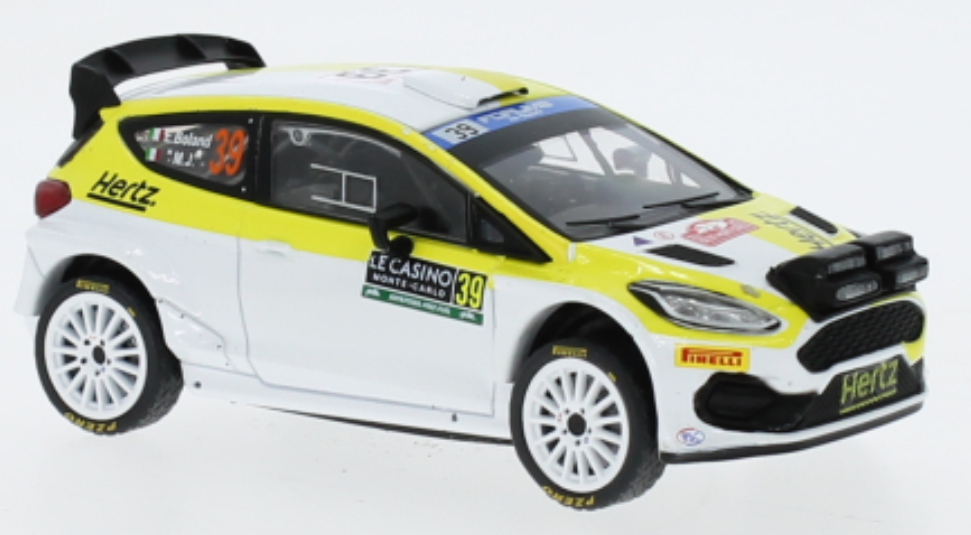 IXO - Ford Fiesta Rally2 - Rallye Monte-Carlo 2024 - #39 - E. Boland/M. J. - 1/43