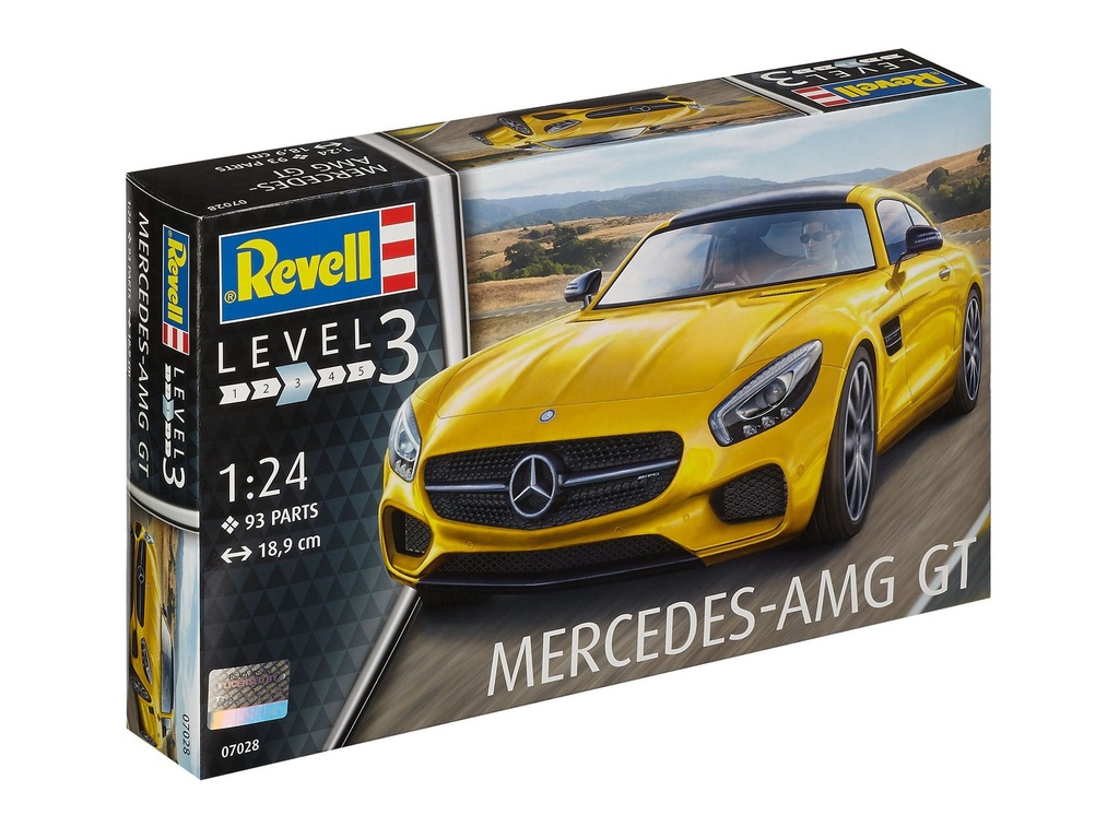 Revell 07028 - Mercedes-AMG GT - 1/24 - 18.9 cm long - 93 pièces