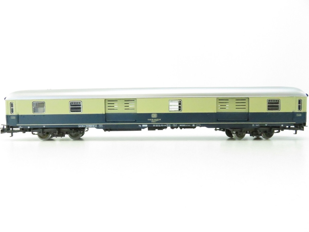 Märklin 4093 - Fourgon à bagages de train avec portes roulantes - DB - HO