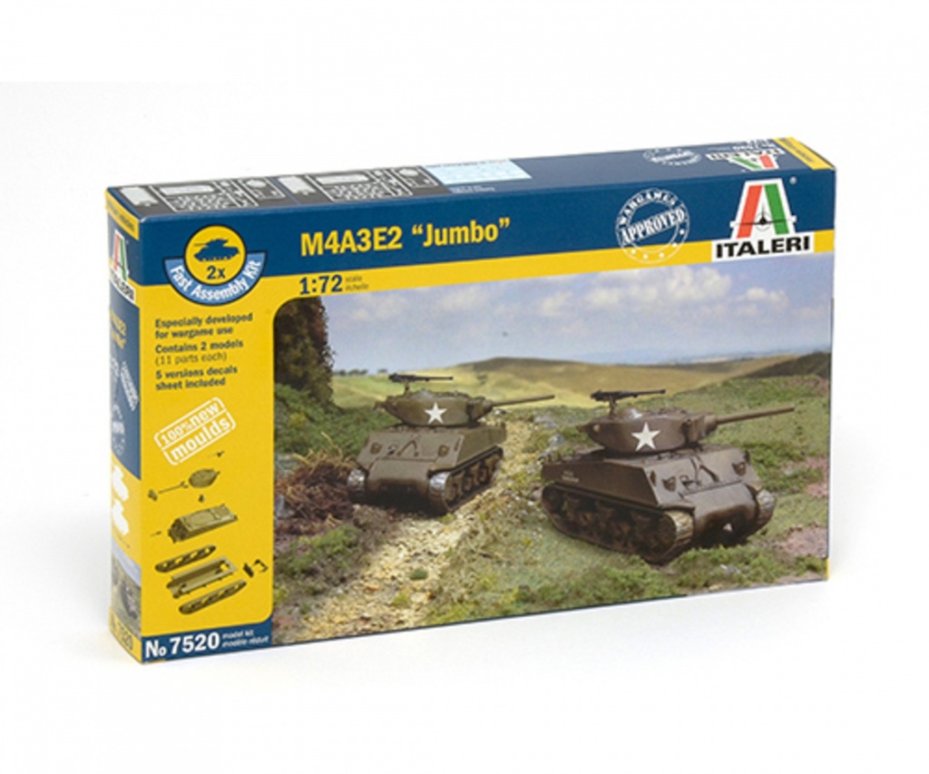 Italeri 7520 M4A3E2 "Jumbo"