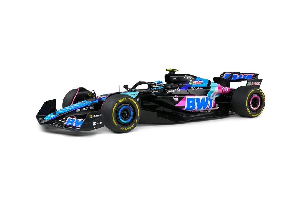 Solido Alpine A524 Monaco GP 2024 - Pierre Gasly - 1/18