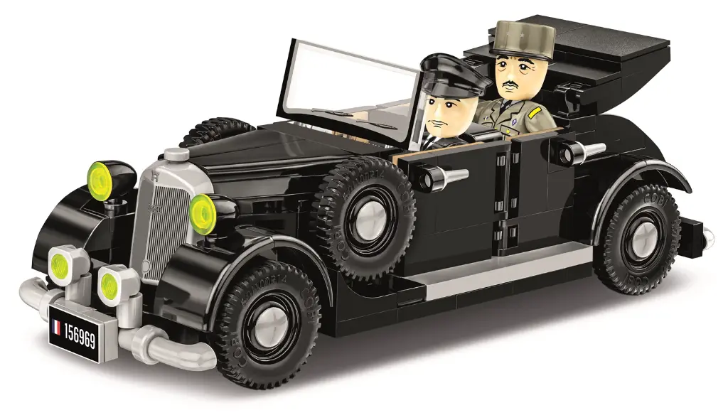 Cobi 02261 - 1936 Horch 830 Cabrio - V. Général De Gaulle - 244 pièces - 1/35
