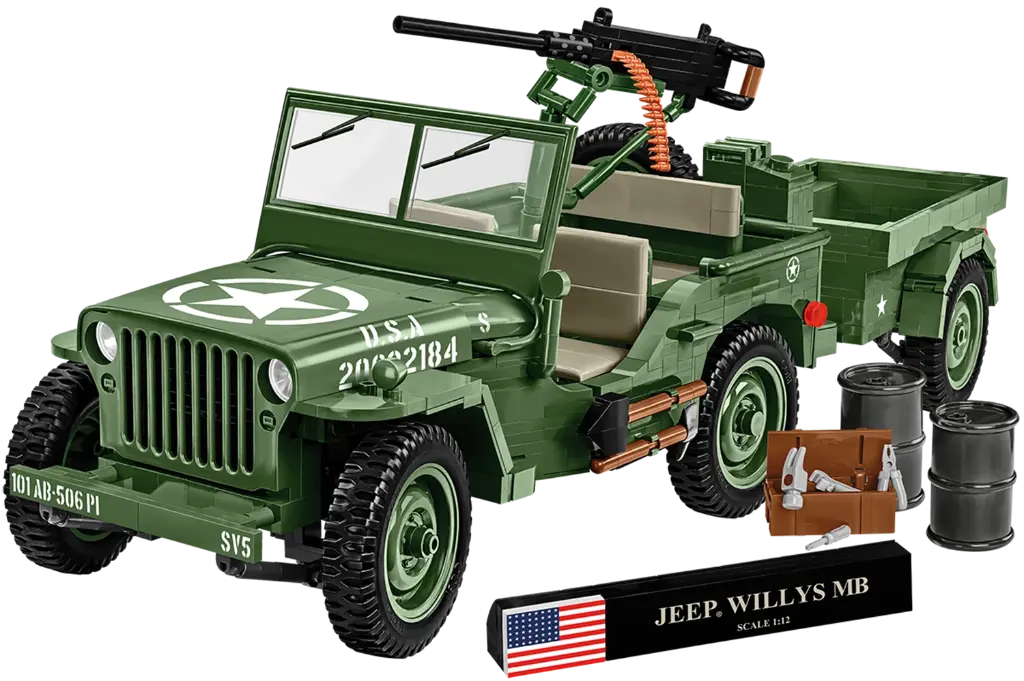Cobi 02804 - Jeep Willys MB - Executive Eiditon - 1510 pièces - 1/12