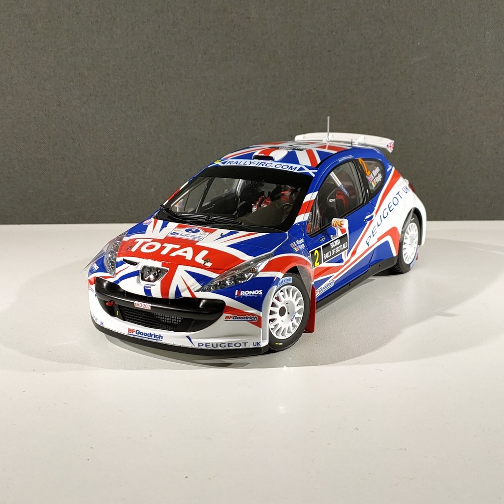 Sun Star - Peugeot 207 S2000 - 3ème Rallye Scotland 2010 - #2 - K. Meeke/P. Nagle - 1/18 Edition Limitée à 1999 pièces