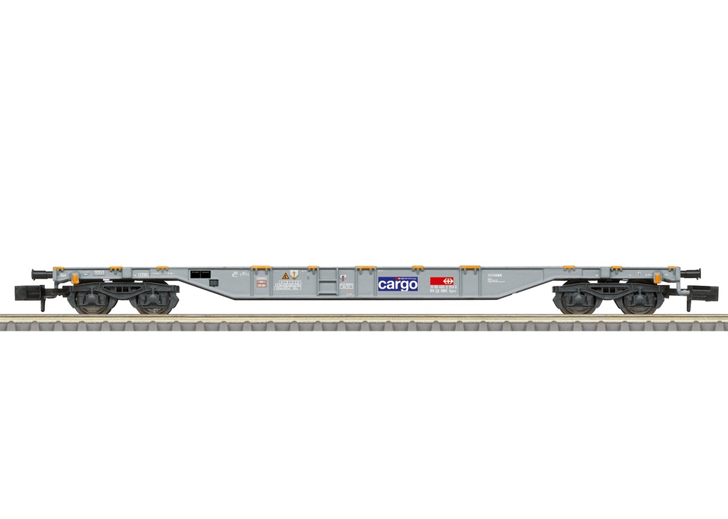Minitrix 18600 - Wagon porte conteneurs - Cargo - SBB-CFF - N