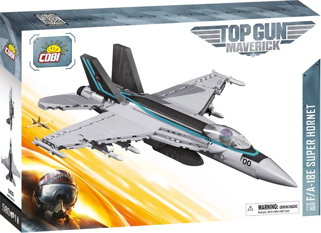 Cobi 05805 - Avion TOP GUN F/A-18E Hornet - 560 pièces - 1/48