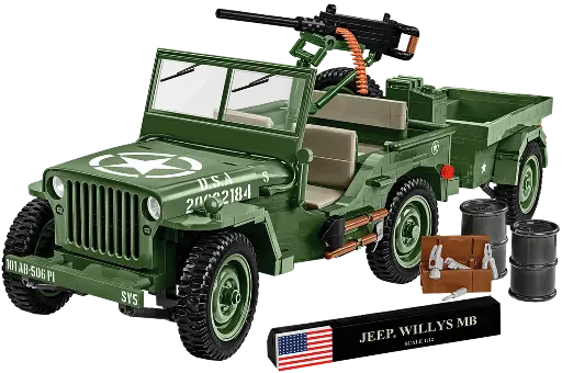 [COB-02804] Cobi 02804 - Jeep Willys MB - Executive Eiditon - 1510 pièces - 1/12