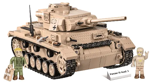 [COB-02562] Cobi 02562 - Tank Panzer III, Ausf. J - 780 pièces - 1/28