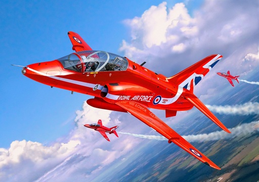 [REV-04921] Revell - BAe Hawk T.1 Red Arrows - RAF - 1/144 - 16.1 cm long - 70 pièces