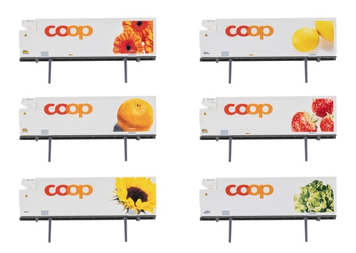 [MIN-66583] Minitrix 66583 - Kit d'accessoires pour conteneurs réfrigérés "Coop" - N