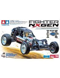 [TAM-58741] Tamiya 58741 - Auto RC électrique Buggy Fighter Nxgen brushed propulsion arrière - 1/10 (À construire) Châssis DT-04 - Sans radio-commande/accu/chargeur