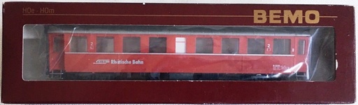 [BEM-3260 135] Bemo 3260 135 - Voiture voyageurs (en acier) - Rh B - B 2225 - 2ème classe - HOm