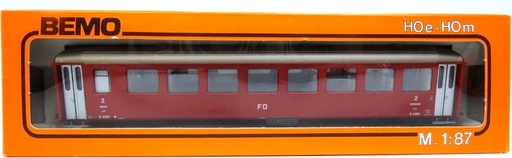 [BEM-3266 208] Bemo 3266 208 - Voiture voyageurs FO - 2ème classe - B 4268 - HOm