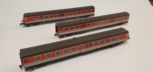 [OKAZ-FLE-7430] Fleischmann Piccolo 7430 - Rame automotrice Diesel - 3 éléments - N - Boîtage abîmé - (Occasion vérifiée)