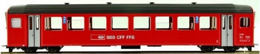 [BEM-3271 422] Bemo 3271 422 - Voiture voyageurs - 2ème  classe - B 722 - SBB-CFF-FFS - HOm