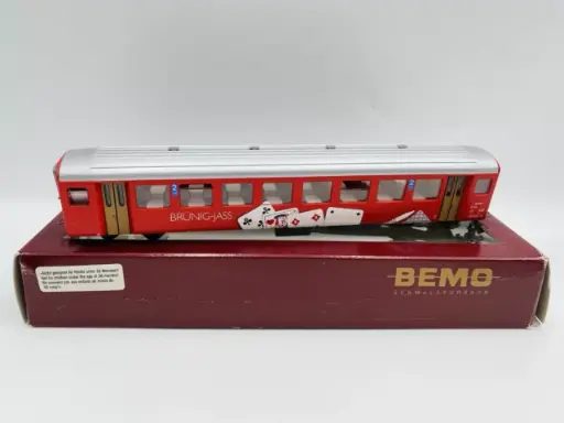 [BEM-3271 456] Bemo 3271 456 - Voiture voyageurs "Brünig-Jass" - 2ème  classe - B 736 - SBB-CFF - HOm