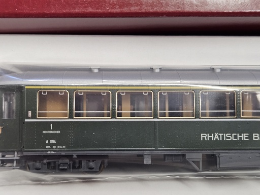 [BEM-3263 114] Bemo 3263 114 - Voiture voyageurs "Salon" 60er Jahre - Rh B - A 1154 - 1ère classe - HOm