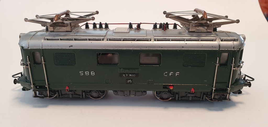 [OKAZ-MAR-RE800] Märklin RE 800 - COLLECTOR !! - Locomotive électrique suisse Re 4/4 - Du début des années 1950 - Avec boîte 346/4 (non concordante) et fiche d'instructions originale - HO - (Occasion vérifiée)