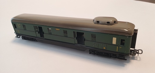 [OKAZ-MAR-346/4] Märklin 346/4 - COLLECTOR !! - Wagon fourgon à bagages - DB - Avec boîte d'origne - HO - (Occasion vérifiée)