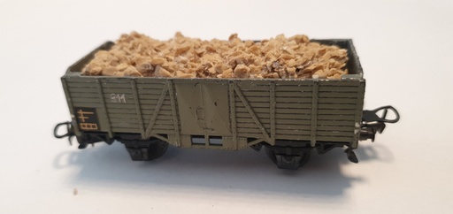 [OKAZ-MAR-311] Märklin 311 - COLLECTOR !! - Wagon tombereau avec chargement amovible - Sans boîtage - HO - (Occasion vérifiée)