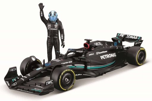[BUR-1828037-63] Burago - Mercedes-AMG F1 W14 E Perf - 2023 - avec figurine - #63 - G. Russell - 1/24