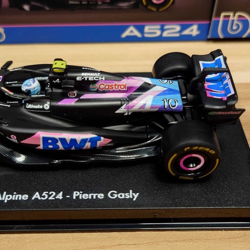[BUR-1838220-10] Burago - "BWT Alpine F1 Team" A524 - 2024 - #10 - P. Gasly - 1/43